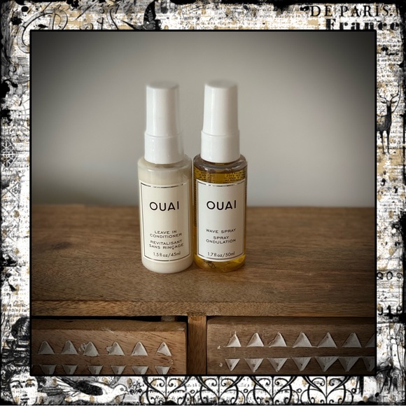 OUIA Travel Size Wave Spray & Leave in Conditioner Bundle - Picture 1 of 4